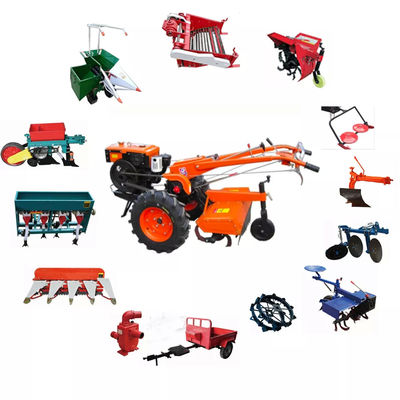 Прогулка колеса Agricultrue 2 за румпелем силы Motocultor трактора многофункциональным