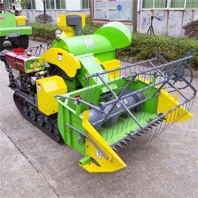 Машина сбора падиа силы человека спасения жатки неочищенных рисов 20HP мини