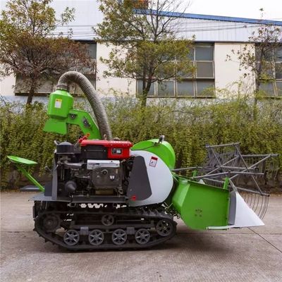 Машина сбора падиа силы человека спасения жатки неочищенных рисов 20HP мини