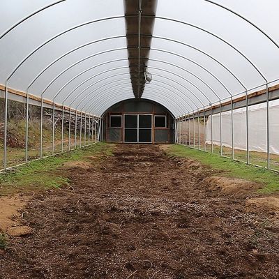 Гальванизированный парник тоннеля парника 3.2m фильма PE железного каркаса высокий