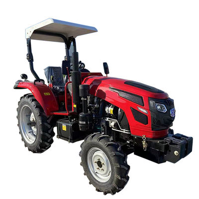 аграрный трактор 4 колес трактора фермы 4wd 60hp голубой с частями
